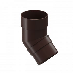 Колено 45˚ для водосточной трубы Премиум (Premium) шоколад 8019